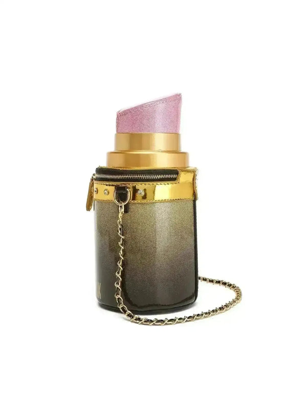 Creative Niche Lipstick Shaped Handbag - Bear Hugs