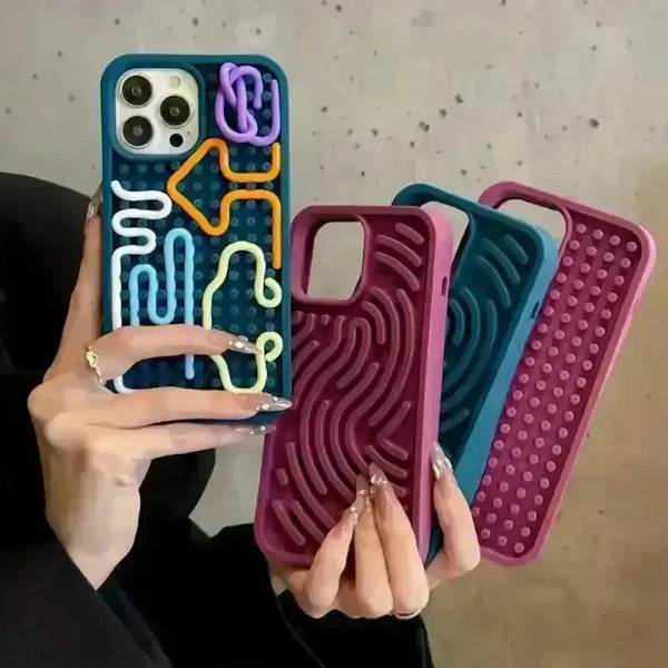 Creative Puzzle Phone Case (For iPhones) - Bear Hugs