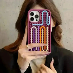 Creative Puzzle Phone Case (For iPhones) - Bear Hugs