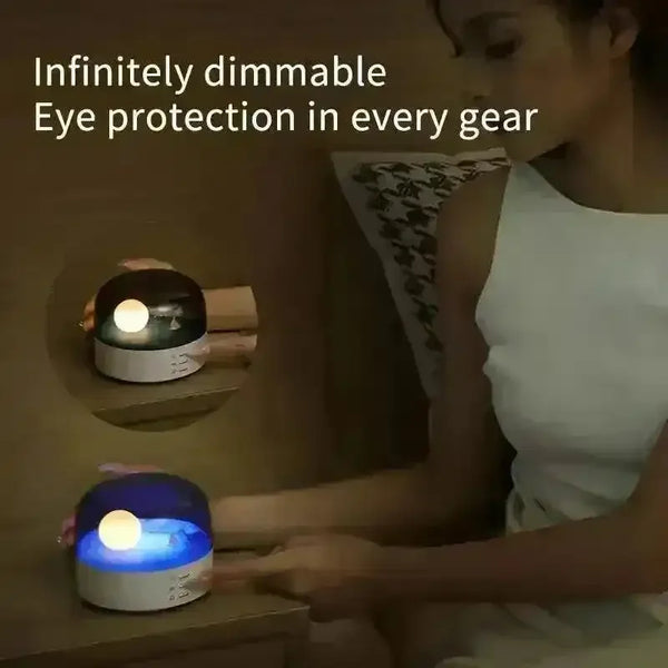 Crescent Night Light With Soothing Music - Bear Hugs