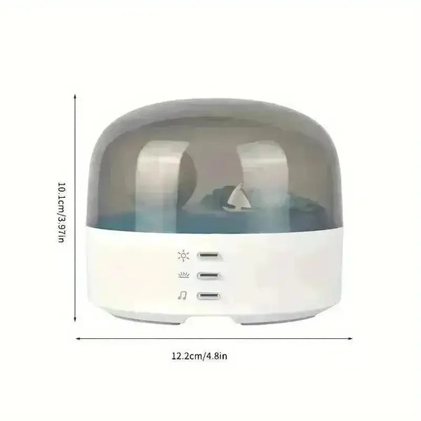 Crescent Night Light With Soothing Music - Bear Hugs