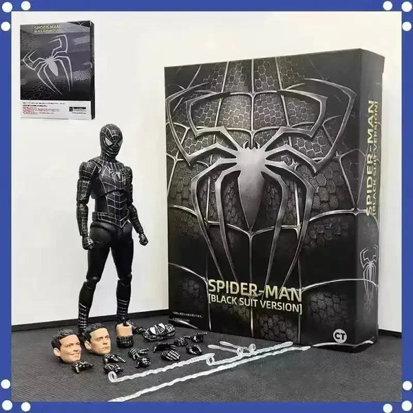 CT Toys Black Suited Spiderman Action Figure (14 cm) - Bear Hugs