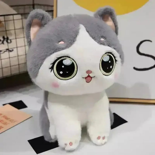 Cuddly Shine Eye Cat Plush Toy - Bear Hugs