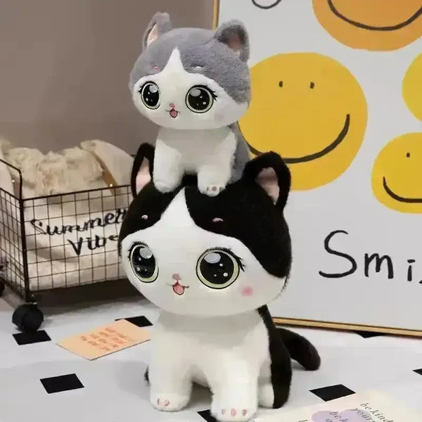 Cuddly Shine Eye Cat Plush Toy - Bear Hugs