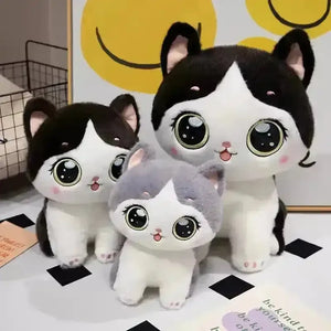 Cuddly Shine Eye Cat Plush Toy - Bear Hugs