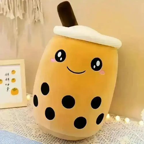 Cuddly Soft Boba Tea Plushie - Bear Hugs