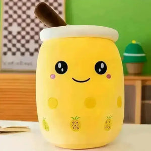 Cuddly Soft Boba Tea Plushie - Bear Hugs