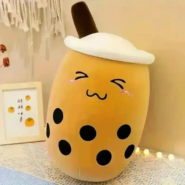 Cuddly Soft Boba Tea Plushie - Bear Hugs