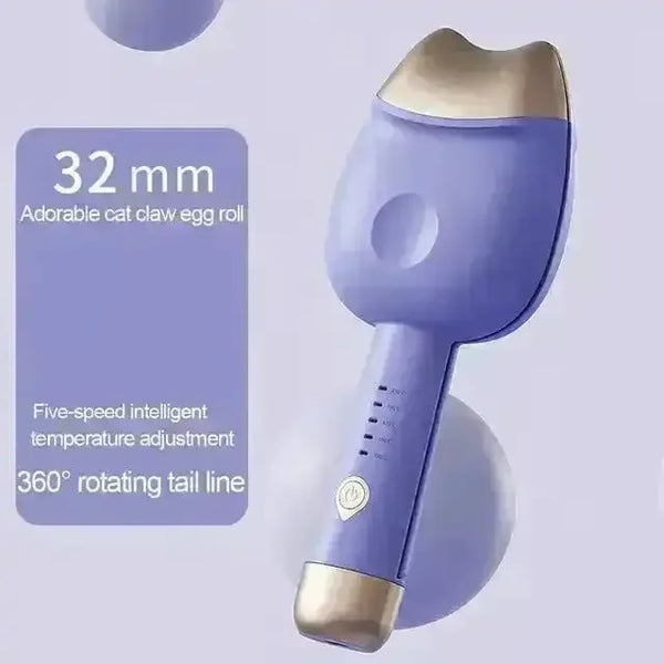 CureMe Hair Curling Iron - Bear Hugs
