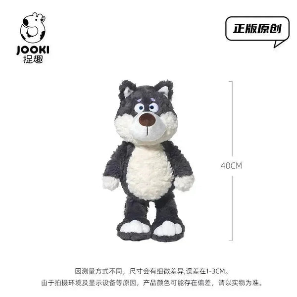 Curious Gray Wolf Plushie (40 cm) - Bear Hugs