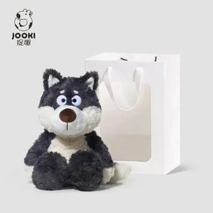 Curious Gray Wolf Plushie (40 cm) - Bear Hugs