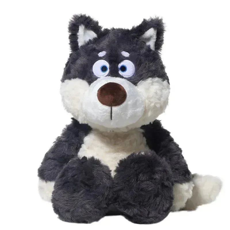 Curious Gray Wolf Plushie (40 cm) - Bear Hugs