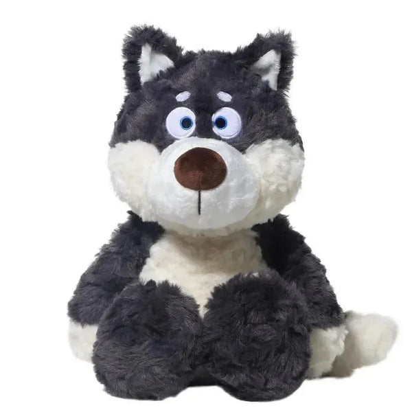 Curious Gray Wolf Plushie (40 cm) - Bear Hugs