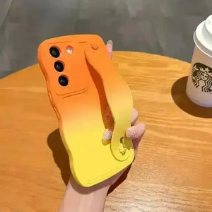 Curly Gradient Case (For Samsung) - Bear Hugs