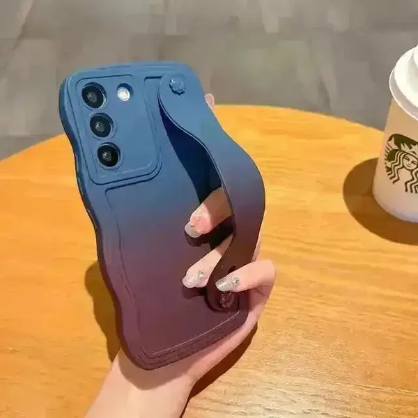 Curly Gradient Case (For Samsung) - Bear Hugs