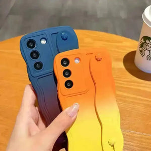 Curly Gradient Case (For Samsung) - Bear Hugs