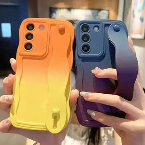 Curly Gradient Case (For Samsung) - Bear Hugs