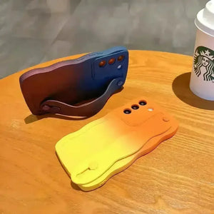 Curly Gradient Case (For Samsung) - Bear Hugs