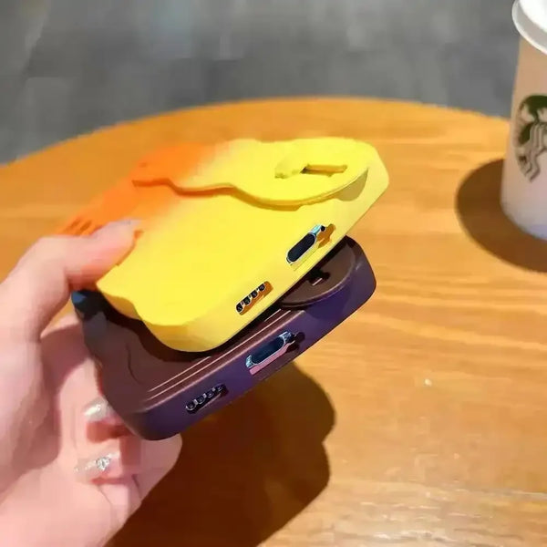 Curly Gradient Case (For Samsung) - Bear Hugs