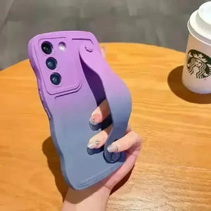 Curly Gradient Case (For Samsung) - Bear Hugs