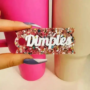 Customised Tumbler Name Plate for Stanley Cup - Bear Hugs