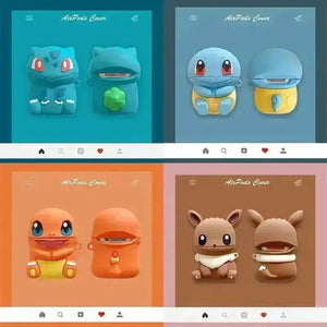 Cute Baby Pokemon Protective Case (For Airpods) - Bear Hugs