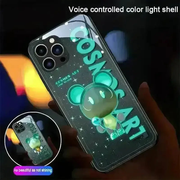 Cute Bear Voice Controlled Cover (For iPhone) - Bear Hugs