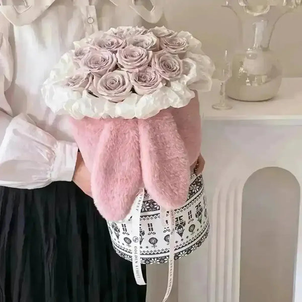 Cute Bunny Ears Plush Bouquet - Bear Hugs