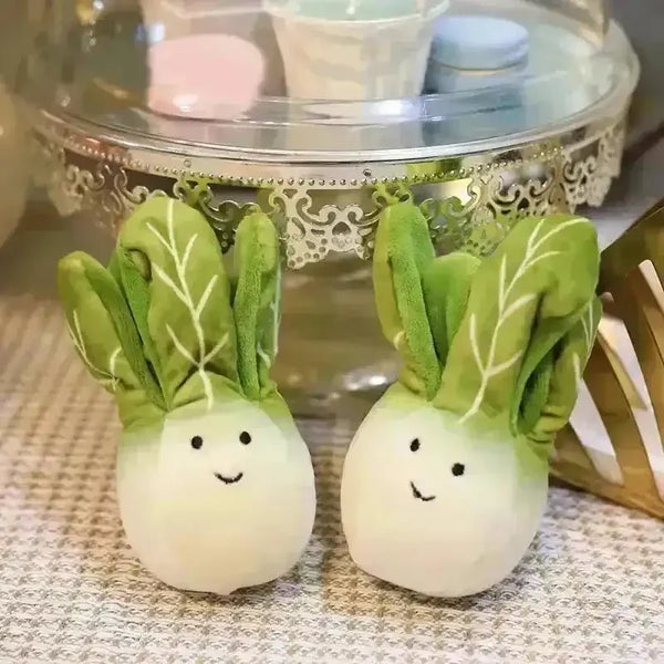 Cute Cabbage Plush Keychain - Bear Hugs