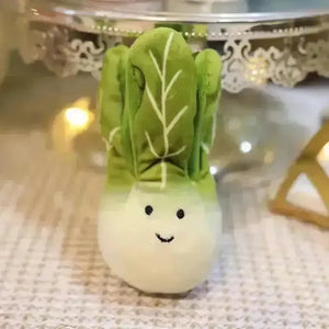 Cute Cabbage Plush Keychain - Bear Hugs