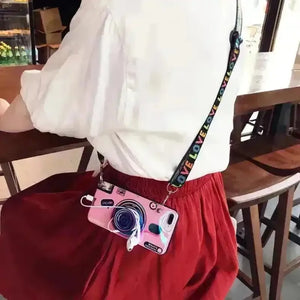 Cute Camera Strap Phone Case (For Samsung) - Bear Hugs