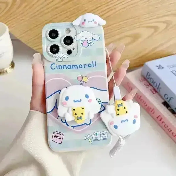 Cute Cinnamoroll Soft Phone Case (For iPhones) - Bear Hugs