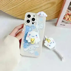 Cute Cinnamoroll Soft Phone Case (For iPhones) - Bear Hugs