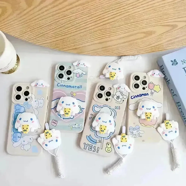 Cute Cinnamoroll Soft Phone Case (For iPhones) - Bear Hugs