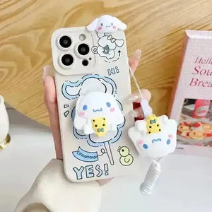 Cute Cinnamoroll Soft Phone Case (For iPhones) - Bear Hugs
