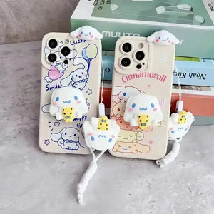 Cute Cinnamoroll Soft Phone Case (For iPhones) - Bear Hugs