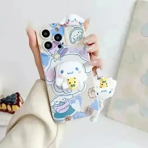 Cute Cinnamoroll Soft Phone Case (For iPhones) - Bear Hugs