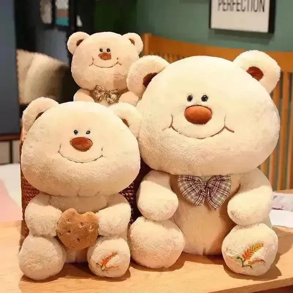 Cute Cookie Bow Bear - Bear Hugs