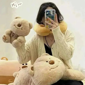 Cute Cookie Bow Bear - Bear Hugs