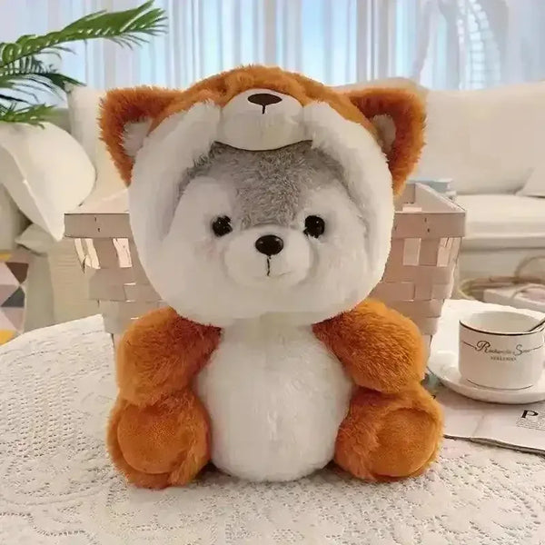 Cute Cosplay Husky Pup Soft Plushie - Bear Hugs