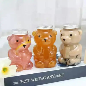 Cute Creative Animal PET Bottles (500 ml) - Bear Hugs