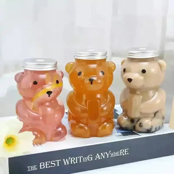 Cute Creative Animal PET Bottles (500 ml) - Bear Hugs