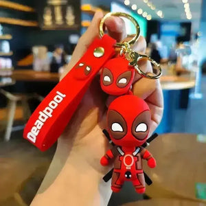 Cute Deadpool Figurine Keychain - Bear Hugs