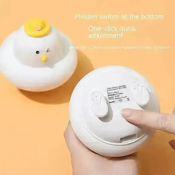 Cute Duck and Chick LED Touch Night Lamp - Bear Hugs