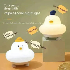 Cute Duck and Chick LED Touch Night Lamp - Bear Hugs