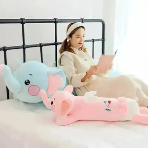 Cute Elephant Long Pillow - Bear Hugs