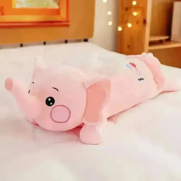 Cute Elephant Long Pillow - Bear Hugs