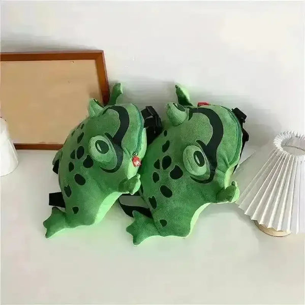 Cute Frog Shaped Novelty Backpack - Bear Hugs