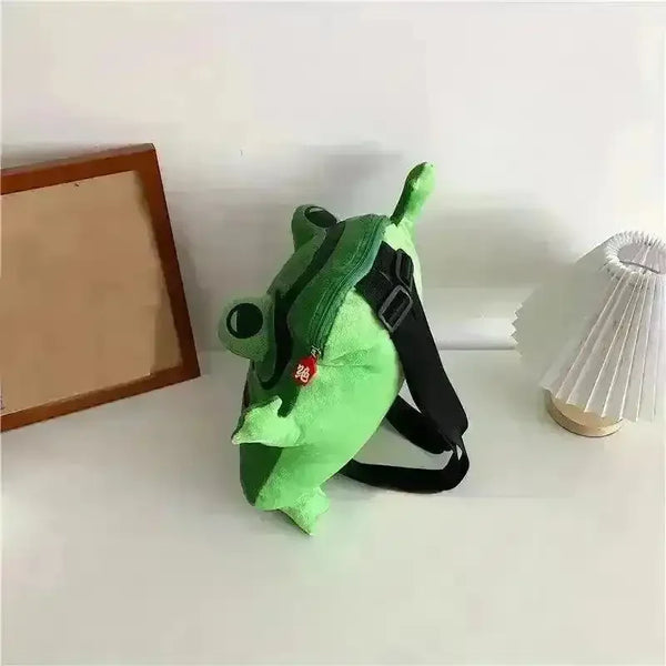 Cute Frog Shaped Novelty Backpack - Bear Hugs