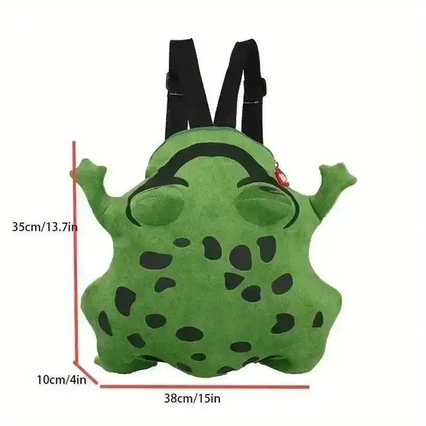 Cute Frog Shaped Novelty Backpack - Bear Hugs